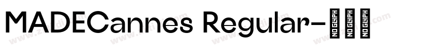 MADECannes Regular字体转换